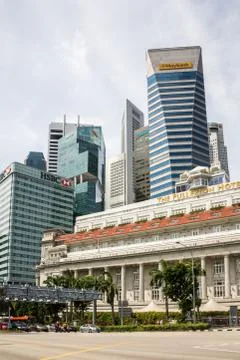 Fullerton Hotel Stock-Fotos