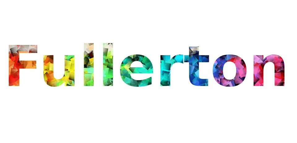 Fullerton Stock Illustration