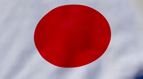 FullHD 60 FPS seamless loop with waving flag of Japan 動画素材 49009859