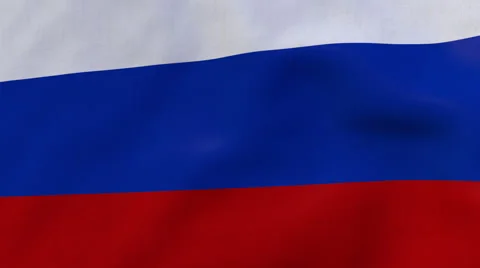 FullHD 60 FPS seamless loop with waving flag of the Russian Federation (Russia) 動画素材 49010095