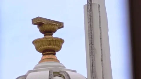FullHD close up of Democracy Monument Stock Footage 158433097