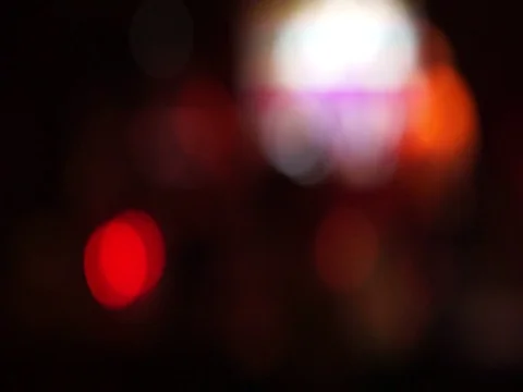 FULLHD. defocused of spotlight effect on the concert stage in night club. 库存影片 80217809