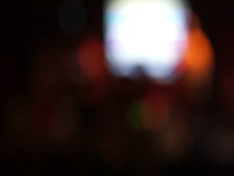 FULLHD. defocused of spotlight effect on the concert stage in night club. 库存影片 80217857