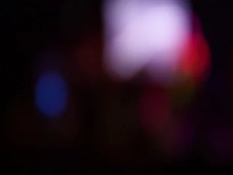 FULLHD. defocused of spotlight effect on the concert stage in night club. 库存影片 80217867