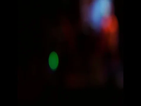 FULLHD. defocused of spotlight effect on the concert stage in night club. 库存影片 80217904