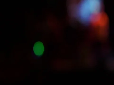 FULLHD. defocused of spotlight effect on the concert stage in night club. 库存影片 80217930