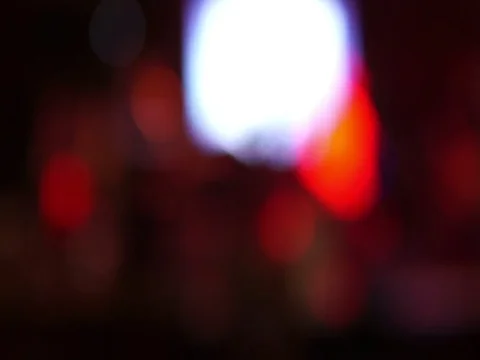FULLHD. defocused of spotlight effect on the concert stage in night club. 库存影片 80219380