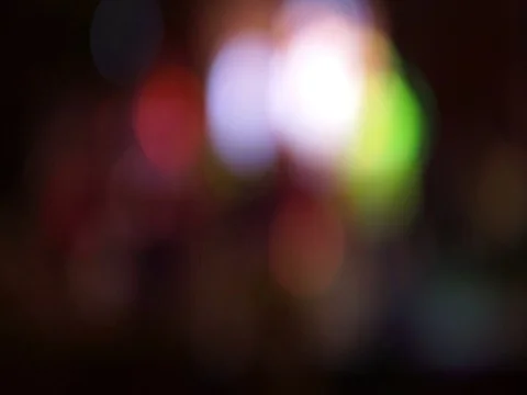 FULLHD. defocused of spotlight effect on the concert stage in night club. 库存影片 80219424