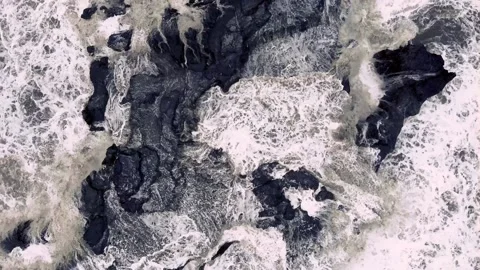 FULLHD Epic Storm on the Mengening Beach Aerial Stock Footage 149376471