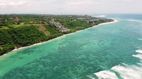 FULLHD Slowmotion Beach Ocean Bali Aerial Stock Footage 149375022