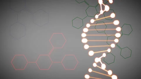FullHD video of DNA and formulas in motion Stock Footage 37485833