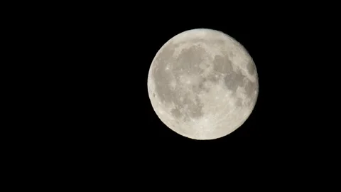 FULLMOON on black sky, Devon, England Видео 306742250