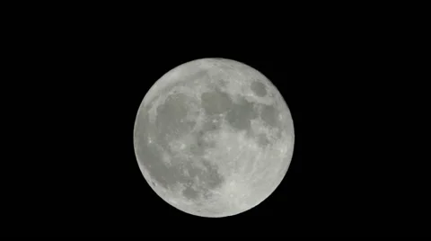 Fullmoon at Night Video stock 56482579