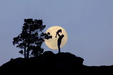 Fullmoon Foto stock