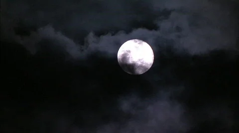 Fullmoon sky 01 Stock Footage 286709