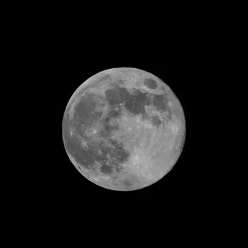 Fullmoon in the sky Stock Photos