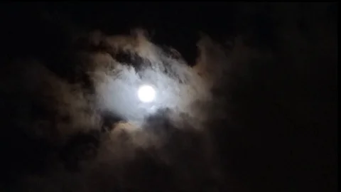 Fullmoon, Timelapse 5X Stock Footage