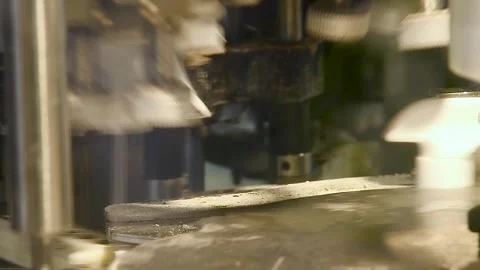 Fully automated production of plastic bottles for household chemicals Stock Footage 321242086