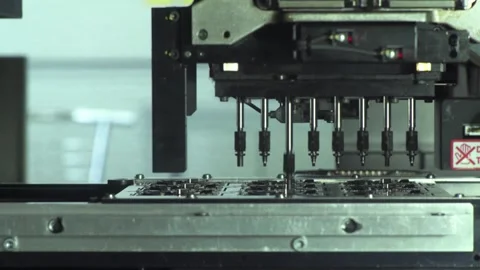 Fully automatic machine while working Video stock 169650381