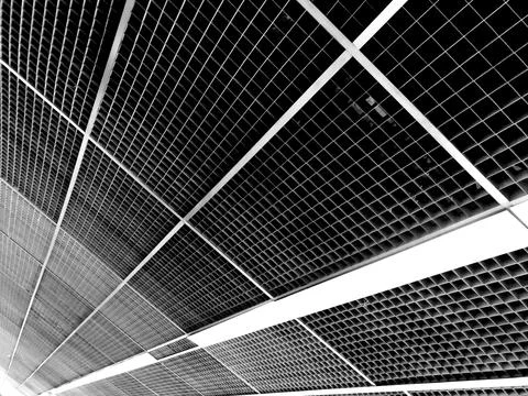 Fully background and texture of ceiling vents Stock Photos