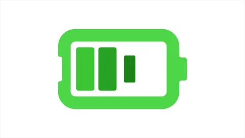 Fully charge battery, animation motion graphics Stock Footage 328536280