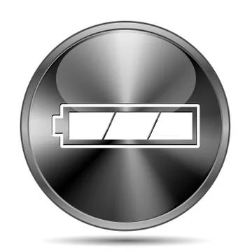 Fully charged battery icon Illustrazione stock