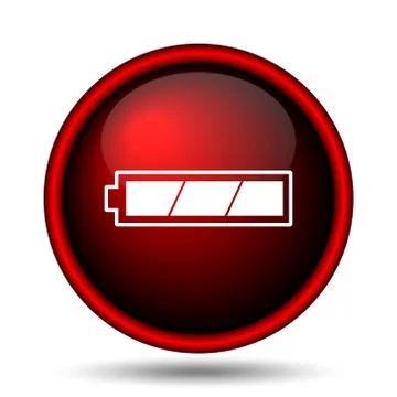 Fully charged battery icon Illustrazione stock