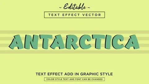 Fully editable ultra text effect style with amazing background Stock Illustration