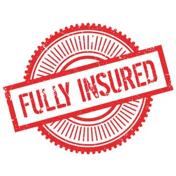 Fully insured stamp Stock-Illustration