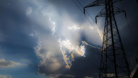 Fully-powered-cloud Stock Photos