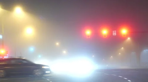Fully smog of traffic flow in Coquitlam BC Canada with 4k resolution Video stock 58830243