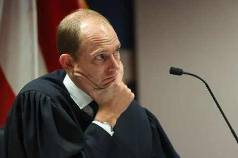 Fulton County 2020 election interference case in Atlanta, USA - 11 Oct 2023 Stock Photos