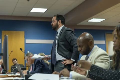 Fulton County 2020 election interference case in Atlanta, USA - 16 Oct 2023 Stock Photos