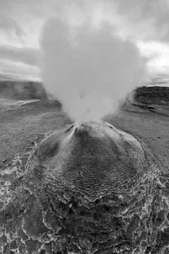 Fumarole Foto stock