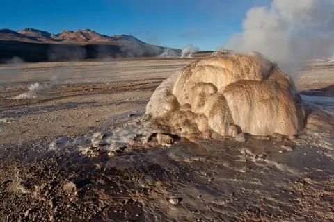 Fumaroles Foto stock