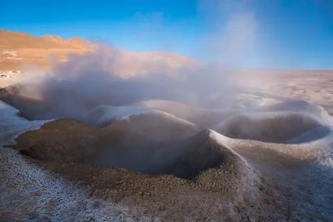 Fumaroles Stock Photos