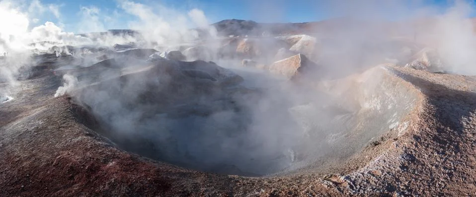 Fumaroles Stock Photos