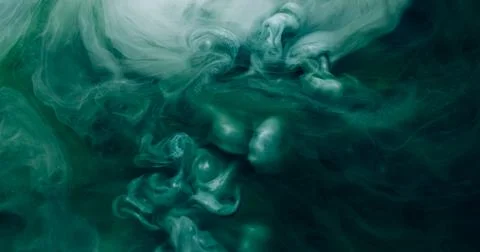 Fume explosion steam flow mist twist stream ink Stock Photos