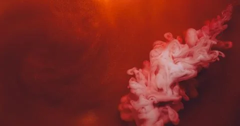 Fume explosion steam flow sparkling emulsion paint Stock Photos