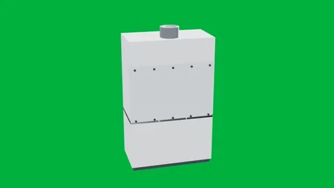 Fume hood lab 3d loop green screen 스톡 동영상 342914466
