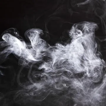 Fumes smoke spread black backdrop. High quality beautiful photo concept Stock Photos