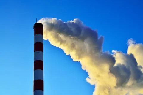 Fuming pipe Stock Photos