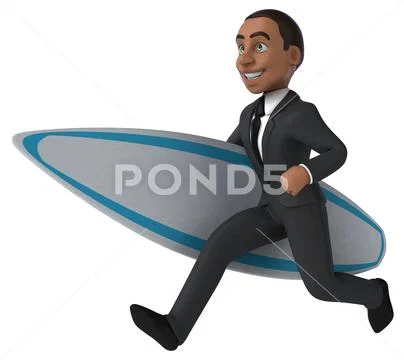 guy surfing clipart cartoon