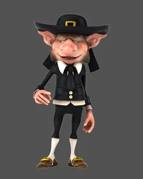 Fun 3D cartoon goblin イラスト素材