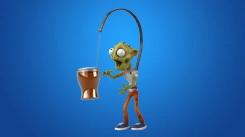 Fun 3D cartoon Zombie chasing the beer Stock Footage 151758872
