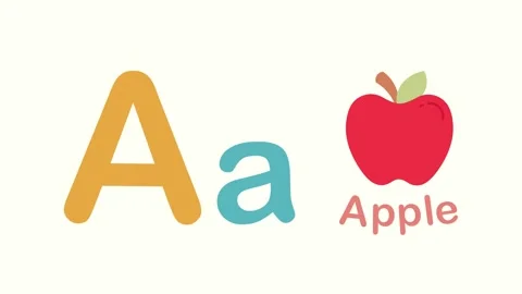 Fun ABC animated learning video for kids Video stock 301306564