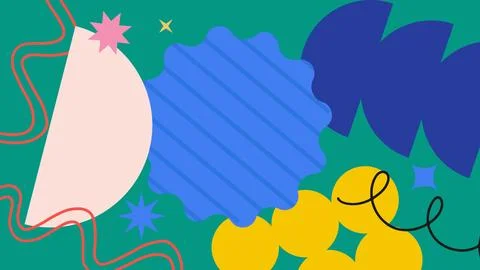 Fun abstract sketch background Illustrazione stock