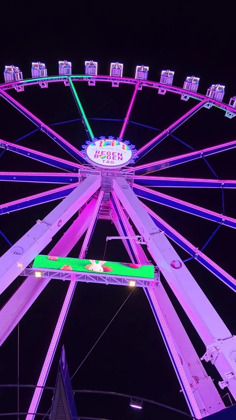 Fun in Amusement Park Stock Footage 237346634