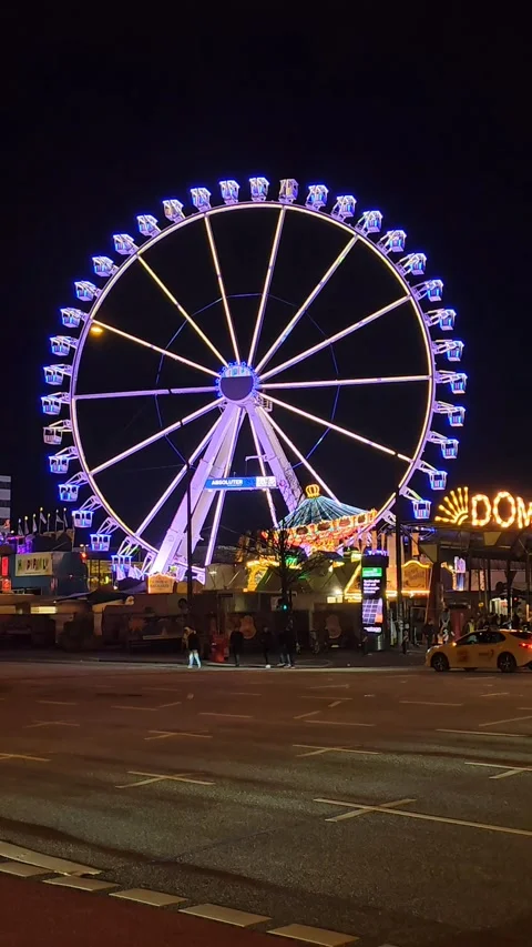 Fun in Amusement Park Stock Footage 237346803