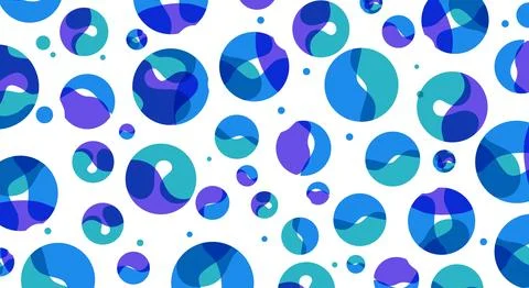 Fun and abstract background with circle elements. Colorful geometric Circul.. 스톡 일러스트